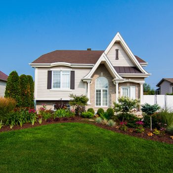 Exterior and front lawn of a home