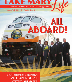 Lake Mary Life Magazine - Front cover of April/March 2014 edition
